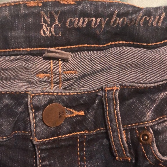 Ny&Co Jeans-Curvy Bootcut fit, size 2 Petite - Picture 3 of 3